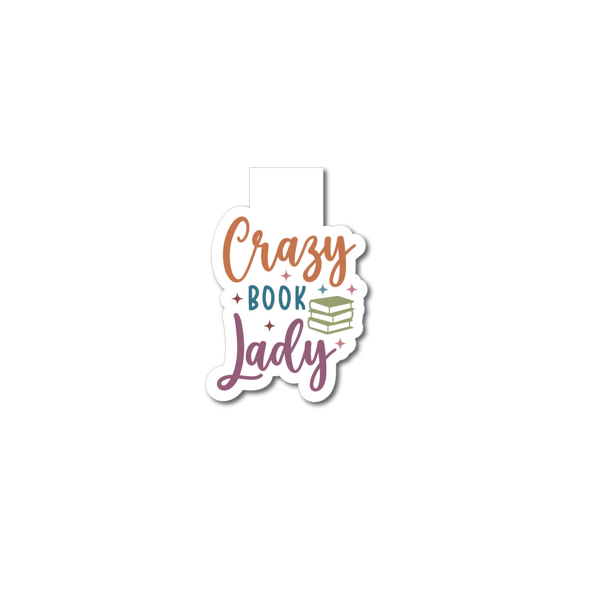 "Crazy Book Lady" Magnetic Bookmark