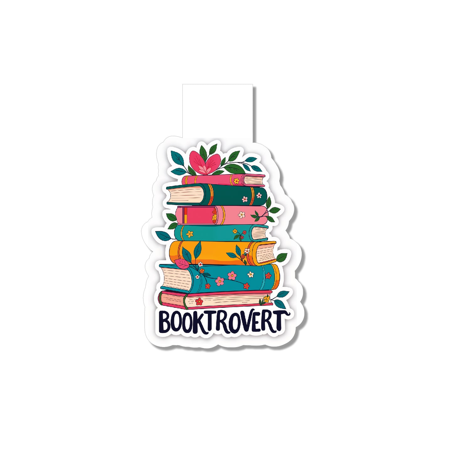 "Booktrovert" Magnetic Bookmark