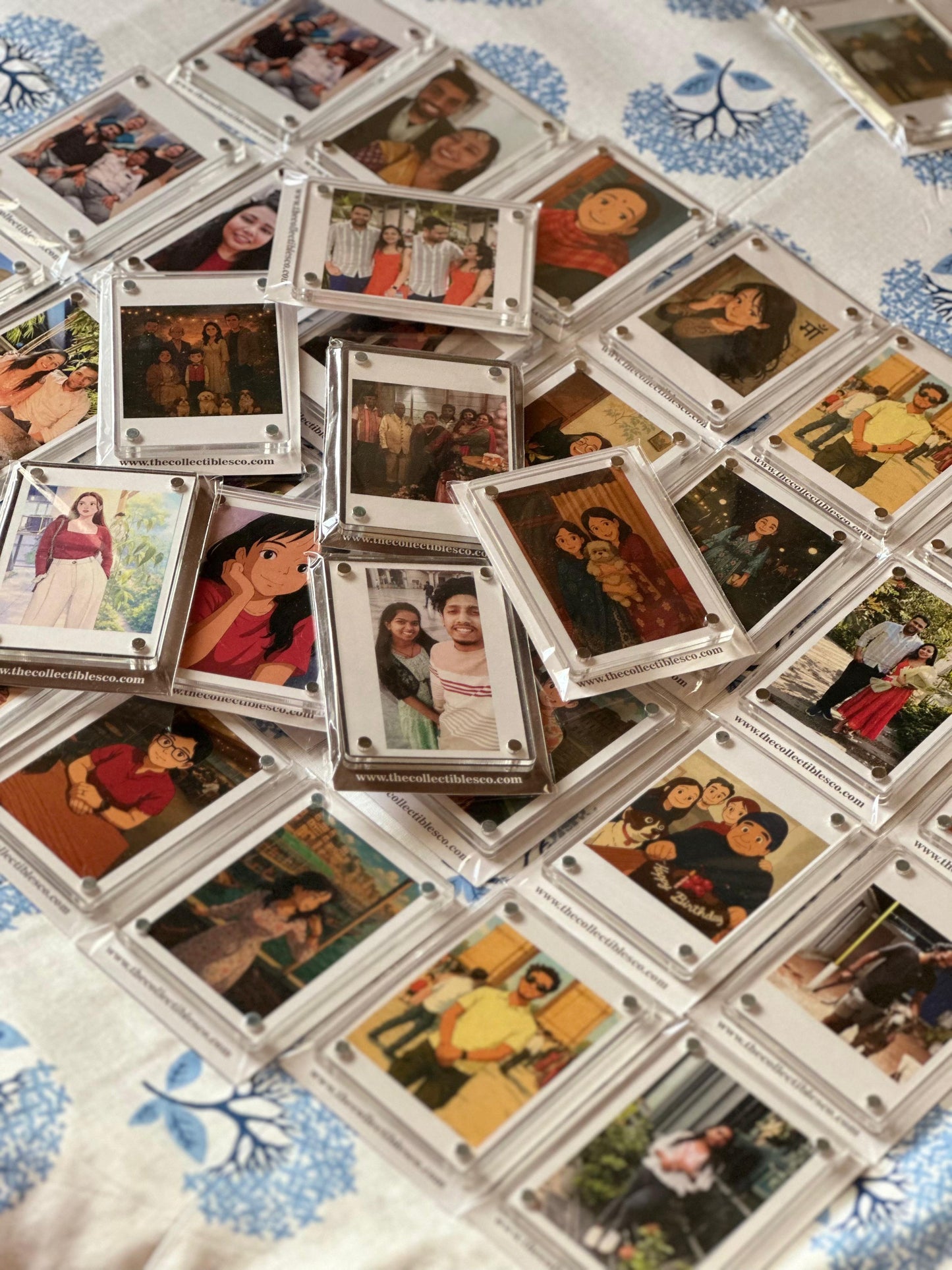 Polaroid Acrylic Fridge Magnets – Hold Your Memories in Style (3.5 * 2.5 inch)