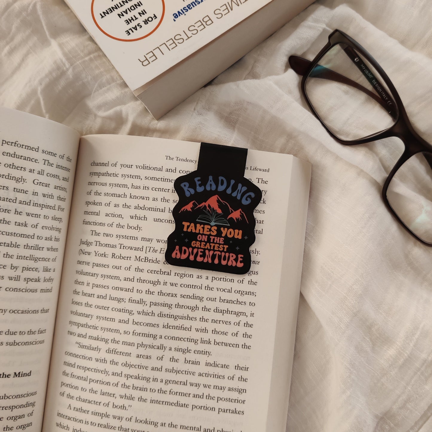 "Reading Takes You On The Greatest Adventure" Magnetic Bookmark