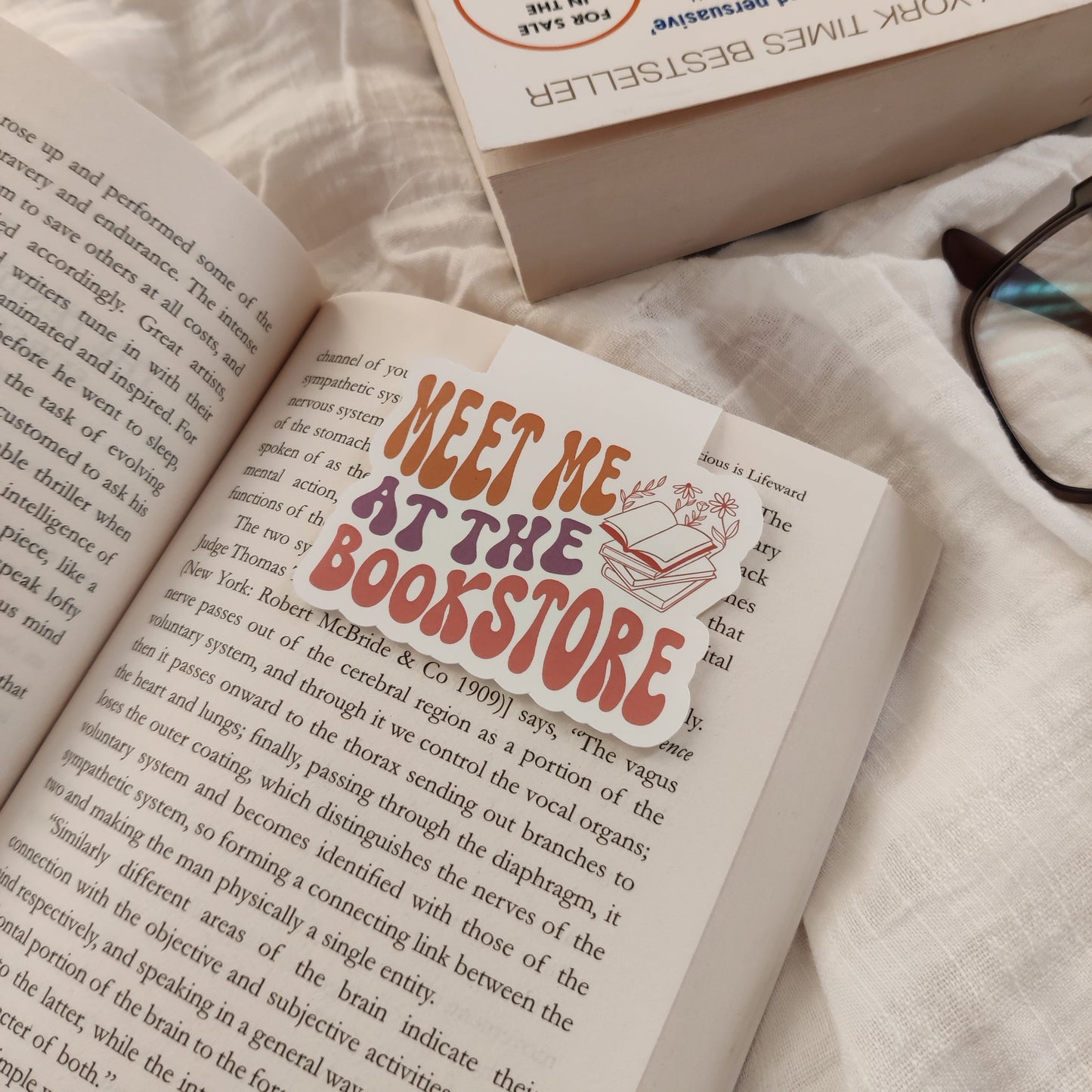 "Meet Me At The Bookstore" Magnetic Bookmark