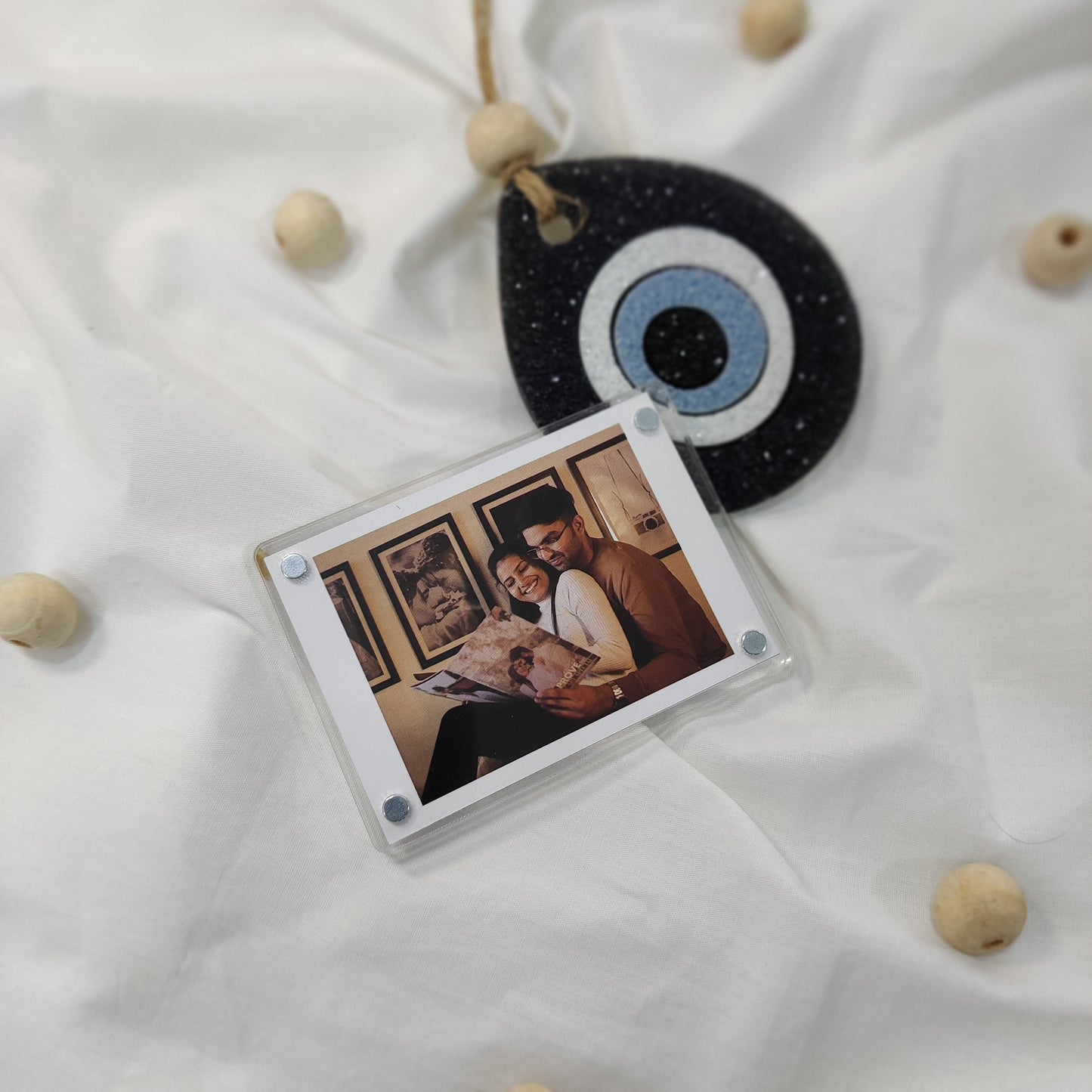 Polaroid Acrylic Fridge Magnets – Hold Your Memories in Style (3.5 * 2.5 inch)