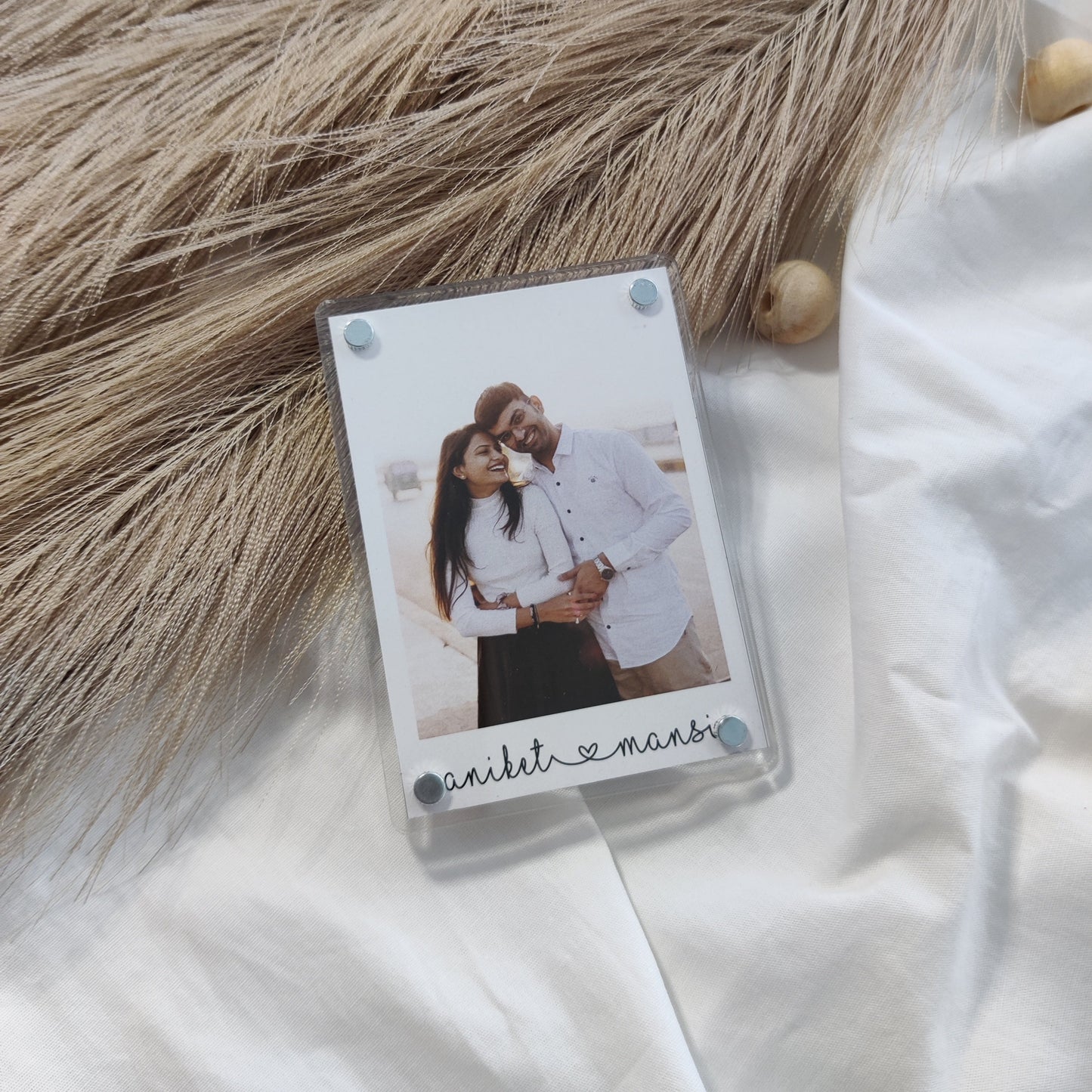 Polaroid Acrylic Fridge Magnets – Hold Your Memories in Style (3.5 * 2.5 inch)