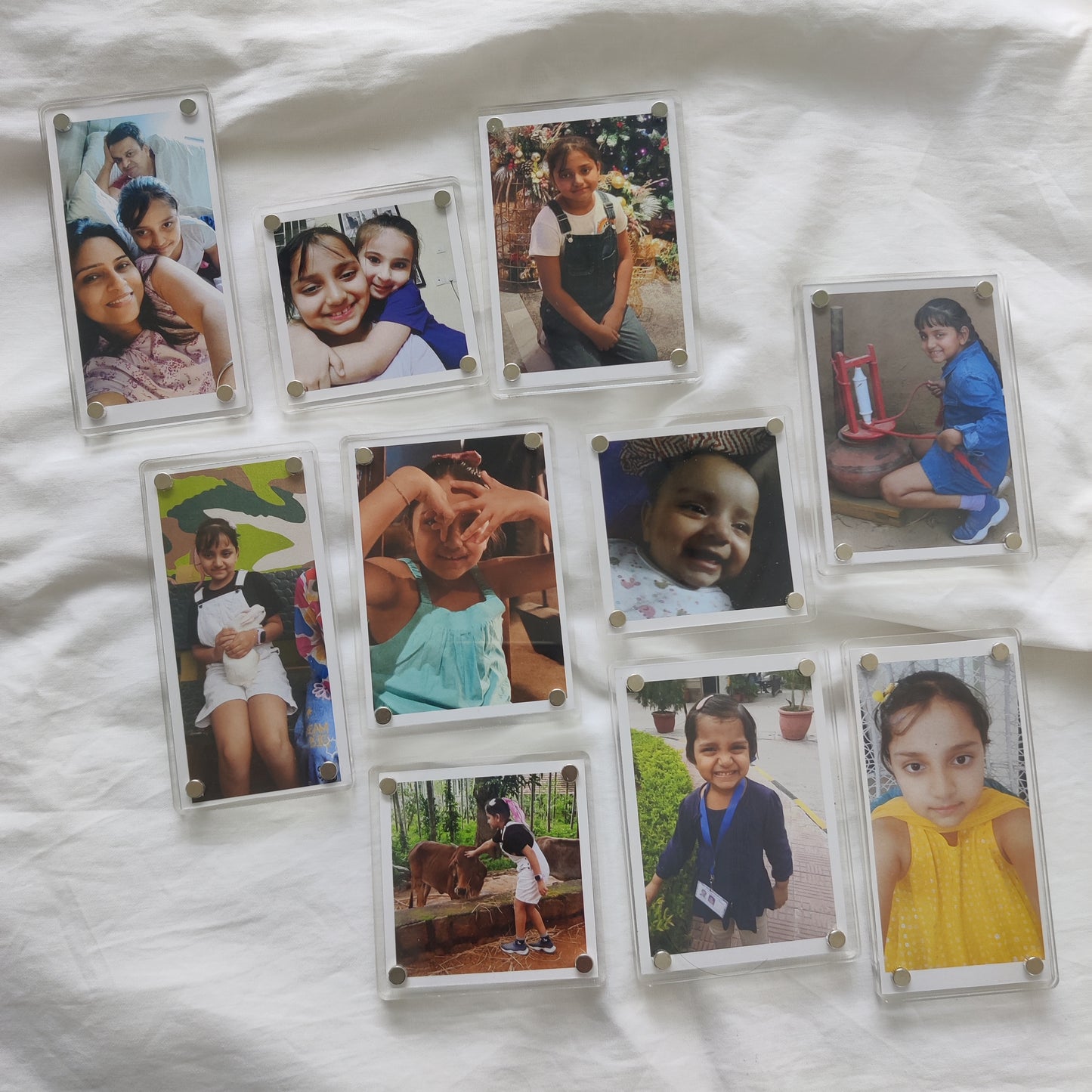 Polaroid Acrylic Fridge Magnets – Hold Your Memories in Style (4 * 2 inch )