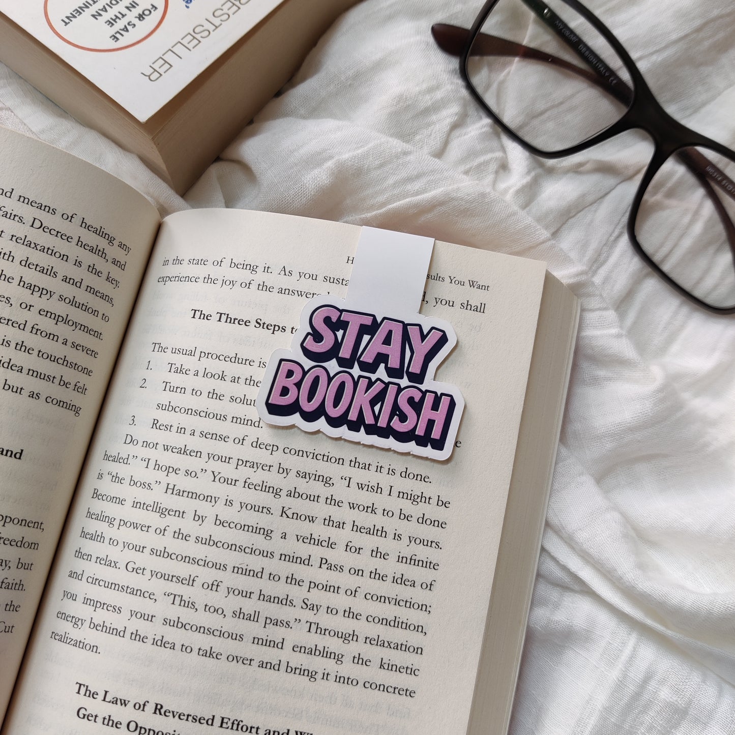 "Stay Bookish" Magnetic Bookmark