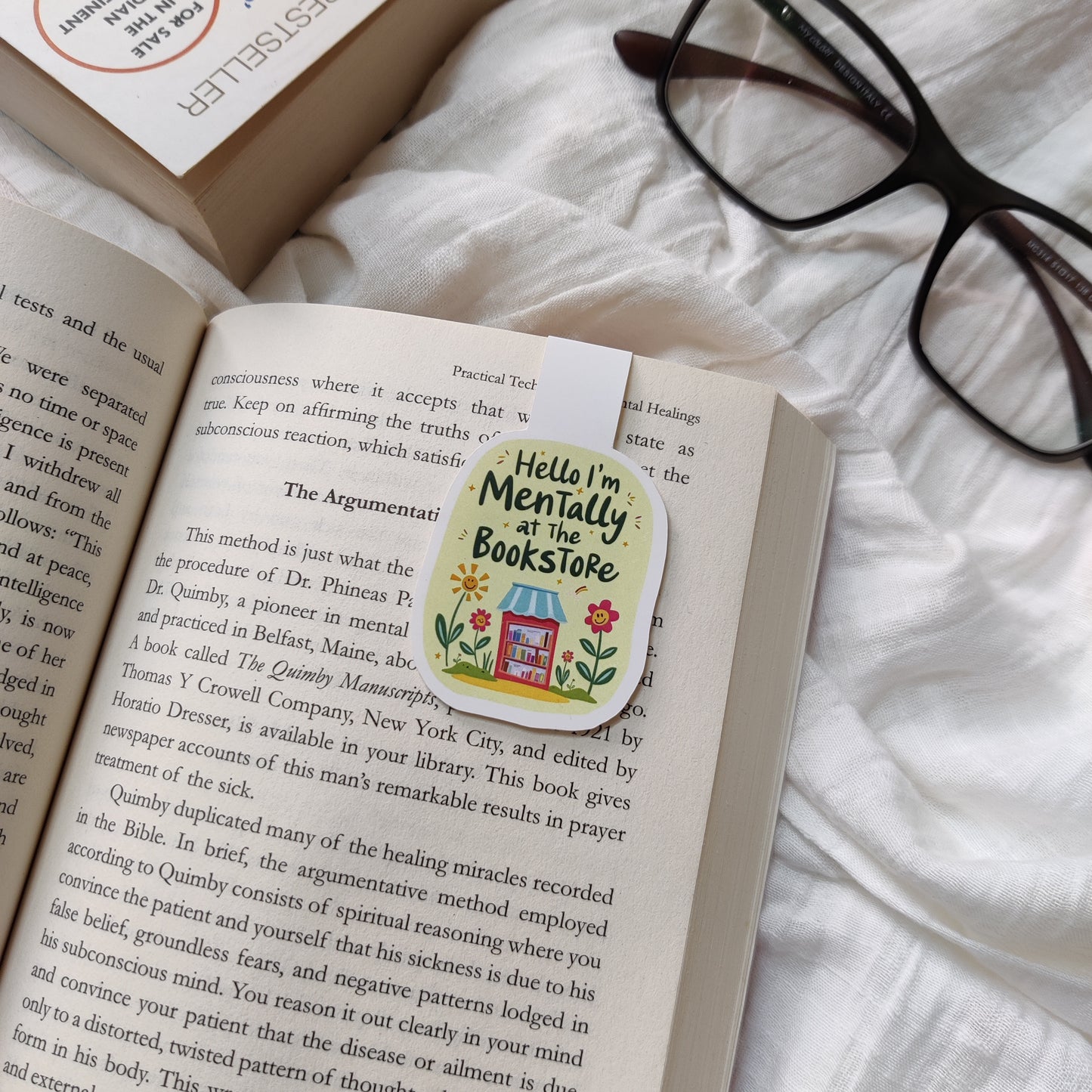 "Hello, I'm Mentally At The Bookstore" Magnetic Bookmark