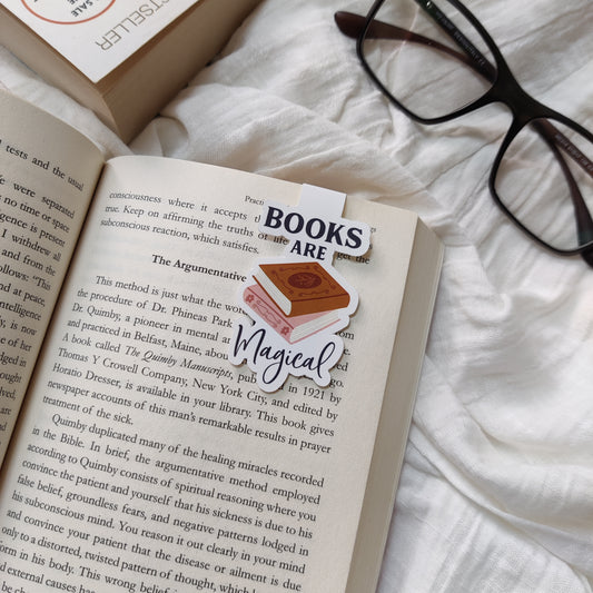 "Books Are  Magical" Magnetic Bookmark