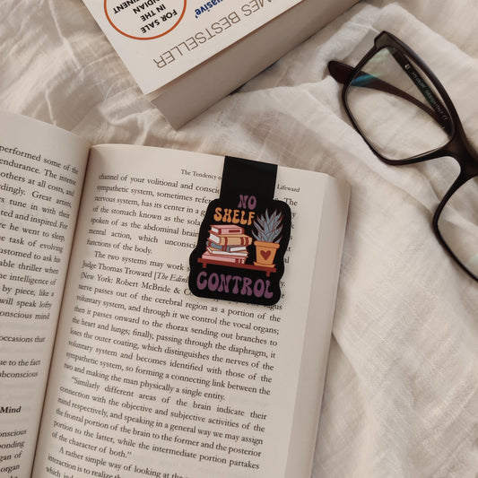 "No Shelf Control" Magnetic Bookmark