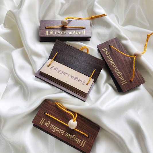 Mini Wooden Hanuman Chalisa